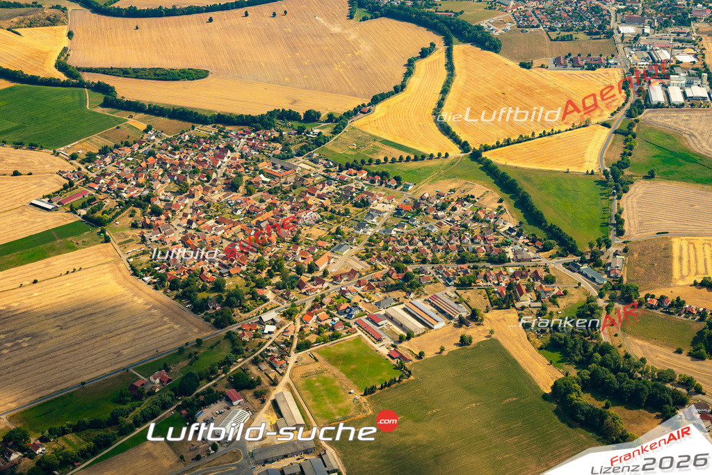 Die Luftaufnahme Haina - Römhild wurde 2022 vom Flugzeug aus (keine Drohne) erstellt. Hohe Auflösung -für große Poster und Wandbilder geeignet - Garantiert!