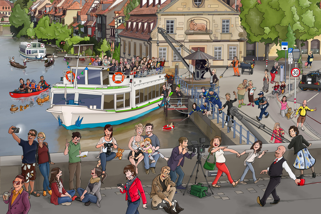 Bamberg-Wimmelbild-Klein-Venedig-schanz-partner | Schanz & Partner - Realisiert mit Pictrs.com