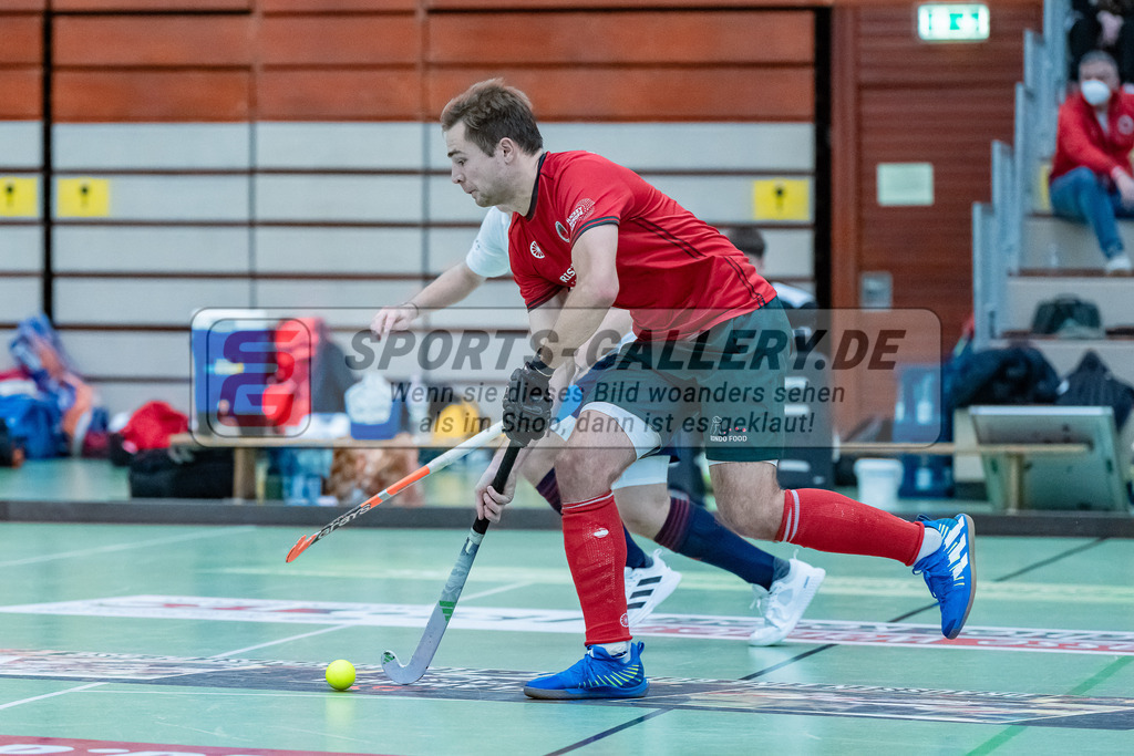 HK_20231217_107626 | 1. Bundesliga Herren Crefelder HC - Düsseldorfer HC  am 17.12.2023 Sporthalle Glockenspitz, Krefeld , van Ehren Christian ( Crefelder HTC #16 )
