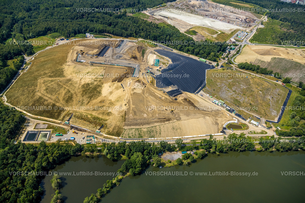 Schermbeck220703887 | Luftbild, Mühlenberg Gelände der Nottenkämper GmbH, Sonderabfalldeponie Hünxe-Schermback, Gahlen, Schermbeck, Ruhrgebiet, Nordrhein-Westfalen, Deutschland