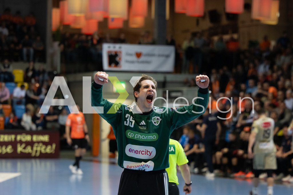 Handball I Herren I Saison 2025-2026 I EHF EUROPEAN LEAGUE 2025/26 | Men I Main Round I 2. Spieltag I Kadetten Schaffhausen - TSV Hannover-Burgdorf I 24.02.2026 | 35 Joel Birlehm (DE) (TSV Hannover-Burgdorf) – Torhüter - Realisiert mit Pictrs.com