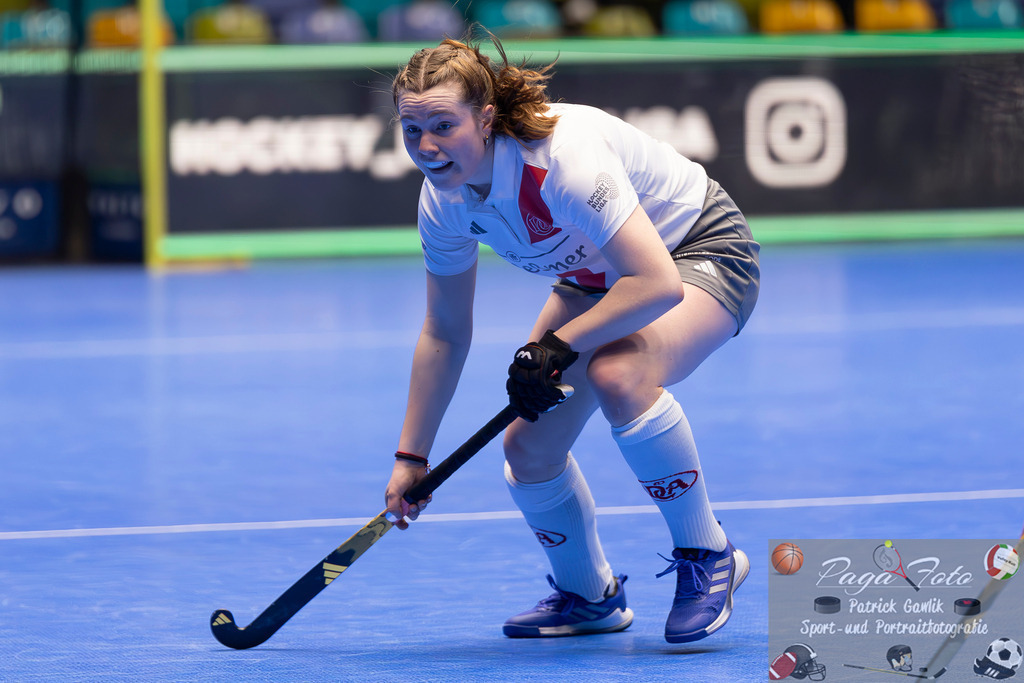 Volvo E.R.B. Final 4 Halbfinale Frauen: Der Club an der Alster - Berlienr HC, 25.01.2025 | Anna Batschko (Der Club an der Alster #31), Freisteller, Portrait, Porträt, Der Club an der Alster - Berlienr HC, Frankfurt, Süwag Arena, 25.1.2025 - Realisiert mit Pictrs.com