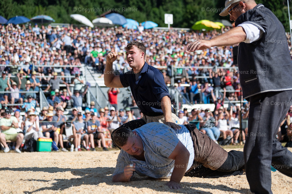 Schwingen -  Schwarzseeschwinget 2025 | Schwarzsee, 22.6.25, Schwingen - Schwarzseeschwinget.