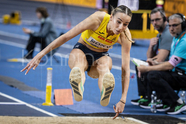 World Athletics Indoor Championships Kujawy Pomorze 26, 22.03.2026 | TORUN, POLAND - MARCH 22:  Ramona Elena VERMAN (ROU) competes in the women's long jump during the World Athletics Indoor Championships Kujawy Pomorze 26 on day 3 / session 1 at Kujawsko-Pomorska Arena Torun on March 22, 2026 in Torun, Poland. 