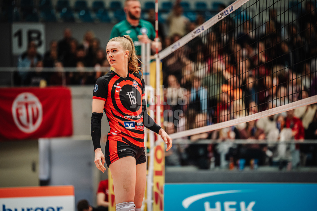 Volleyball | Frauen | Saison 2025/2026 | Volleyball Bundesliga | ETV Hamburger Volksbank Volleys vs. VC Wiesbaden | 14.03.2026 | Alexa Sophie Thaden (#15, ETV Hamburger Volksbank Volleys)