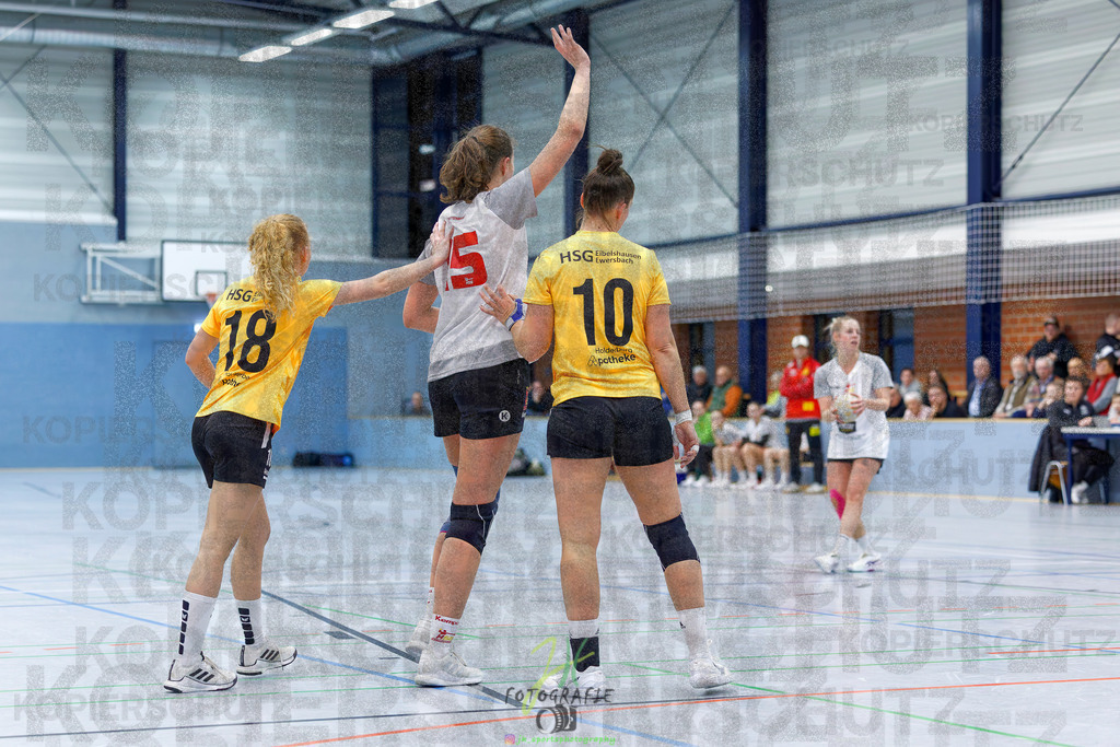 Frauen Oberliga Mitte (HHV); HSG Eibelshausen/Ewersbach - HSG Wettenberg II | Frauen Oberliga Mitte (HHV); HSG Eibelshausen/Ewersbach - HSG Wettenberg II am 13.12.2025 in Steinbrücken (Sporthalle am Hammerweiher)Photo © 2025 - Jörg Heinrich - Realisiert mit Pictrs.com