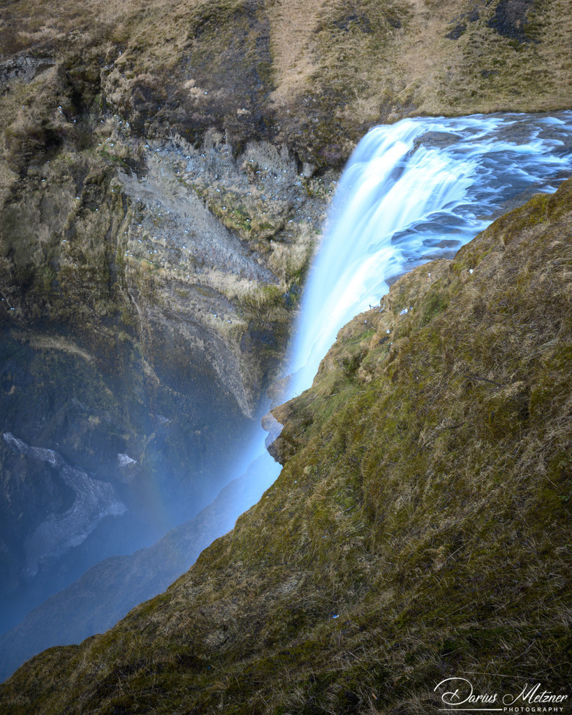Der Wasserfall Skogafoss | Der Wasserfall Skogafoss auf Island