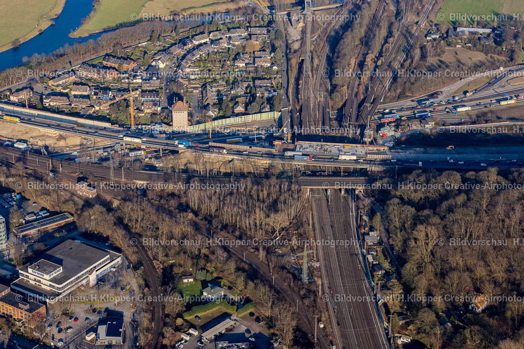 Luftbilder Duisburg-7460 | Luftbildfotografie Luftbild Duisburg Kreuz Kaiserberg - Realisiert mit Pictrs.com