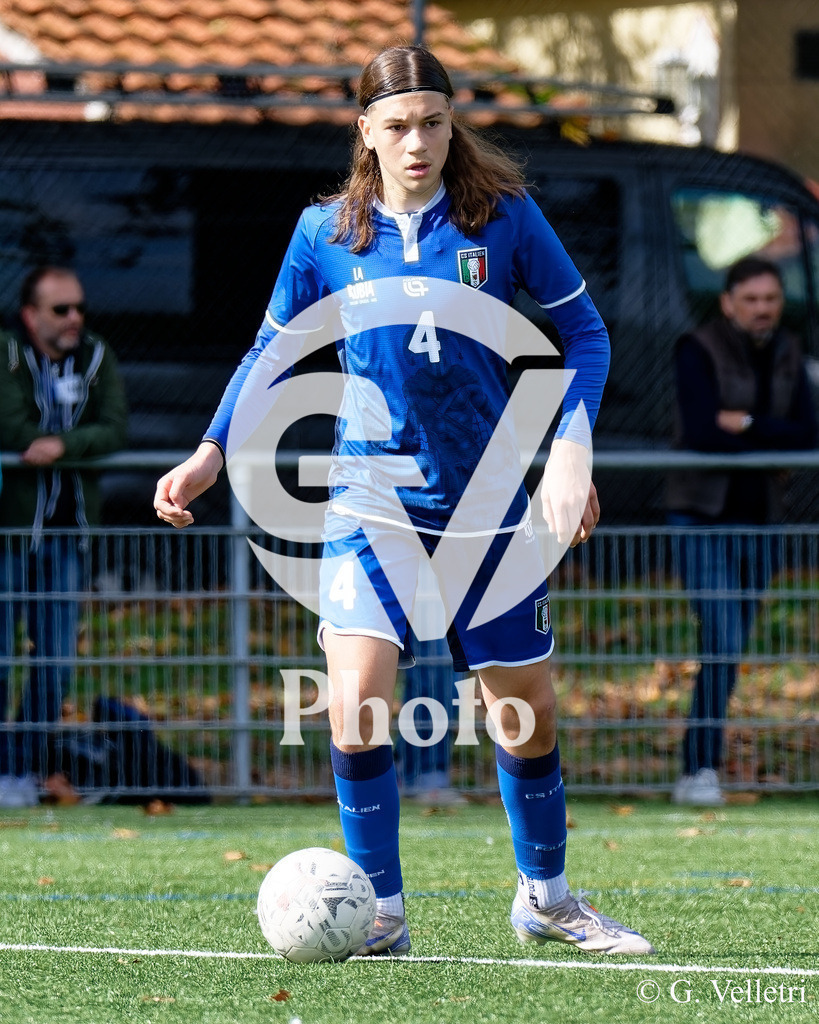Youth League A - CS Italien - FC Plan-les-Ouates | Darian Pantic (4 CS Italien) durant le match de Youth League A entre CS Italien et FC Plan-les-Ouates au Stade du Bois-de-la-Bâtie à Petit-Lancy, Suisse
