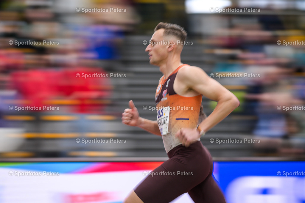 DM Halle 2026_Samstag-23 | 28.02.2026, xkaix, Leichtathletik Deutsche Meisterschaften Halle 2026,  v.l. Karl Bebendorf (Dresdner SC 1898) - Realisiert mit Pictrs.com