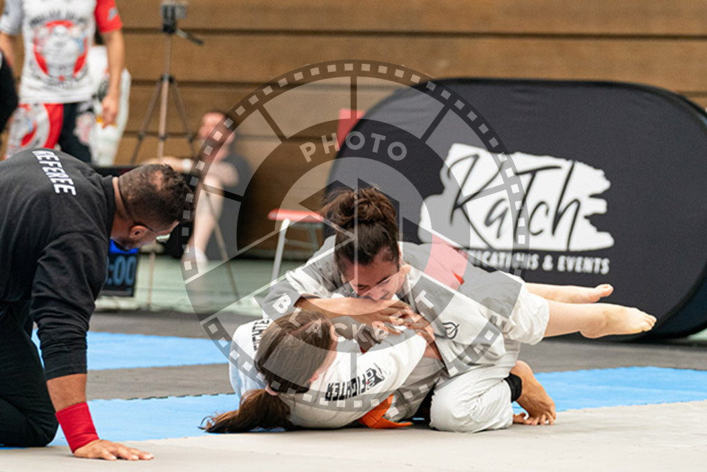 20230826PBB51445 | Fighters compete during the AJP INTLPRO BJJ and grappling competition in Hamburg, Germany, on August 26 2023.