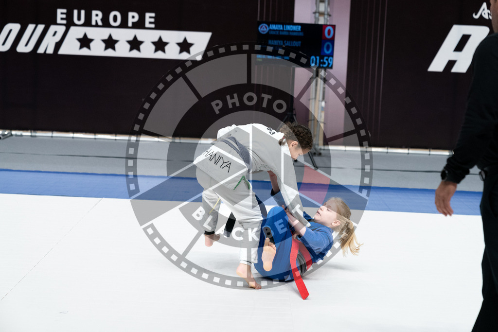 20241012PBB2877 | Athletes compete during the AJP Tour Europe Continental Jiu-Jitsu Youth Championship on October 12, 2024, in Almere near Amsterdam, Netherlands. © Chiara Dazi / photoblackbelt