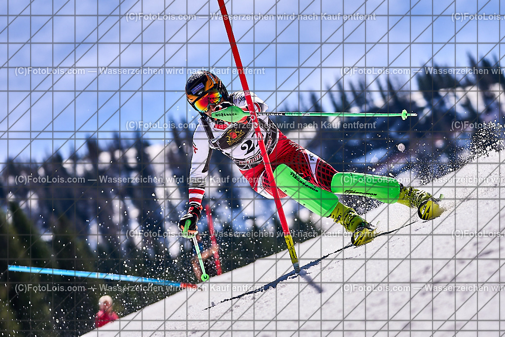 ALP2165_Reiteralm_Steir-LM_SL_Unterlercher Franz | (C)FotoLois.com, Alois Spandl. Steirische Landesmeisterschaften Ski alpin SLALOM, Reiteralm, Sa 13. April 2024.