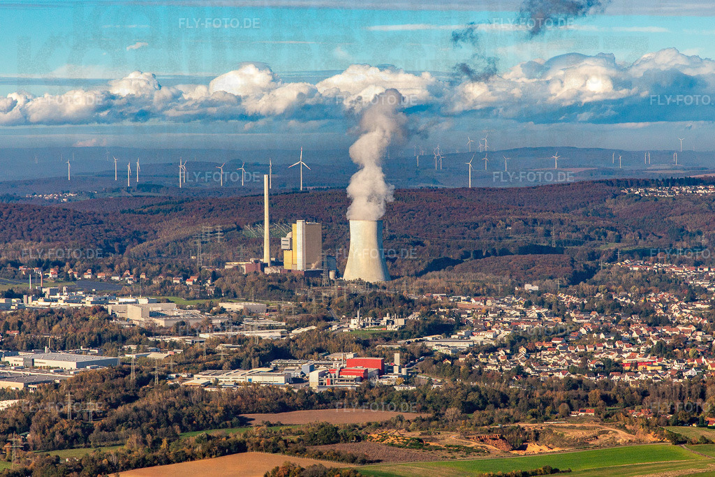 Kraftwerk Bexbach | Luftbild: Kraftwerk Bexbach in Bexbach im Bundesland Saarland in Deutschland. Foto: IMG_144038.jpg vom 27.10.2024 durch ©2025 Werner Riehm fly-foto.de/copyright - Realisiert mit Pictrs.com