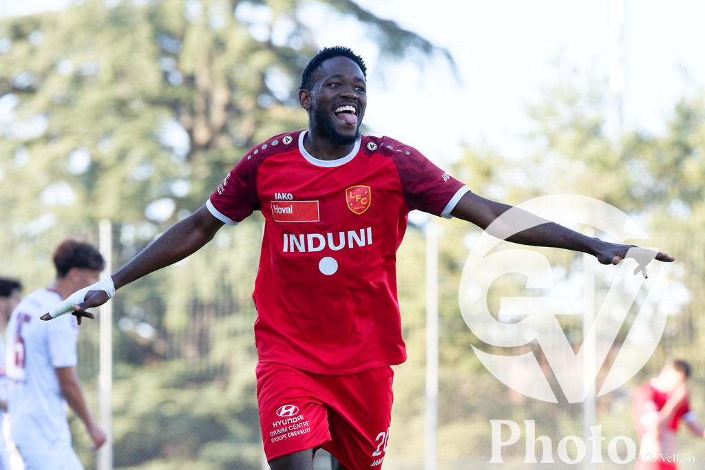 Lancy FC  v Servette FC M-21  - 1ere ligue Classic  | Geneva, Switzerland - April 25 : during the 1ere ligue Classic  match between Lancy FC  and Servette FC M-21  at Stade de Marignac on April 25 , 2026 in Geneva, Switzerland.