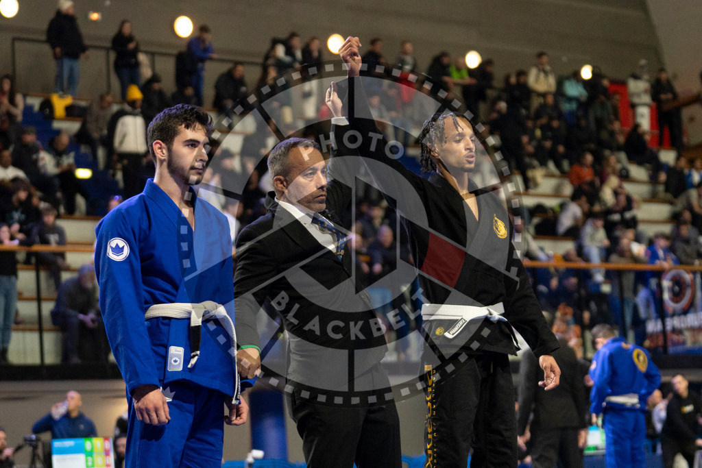 20240119PBB0532 | Fighters compete during the IBJJF European Championship in Paris, France, on January 19, 2024.