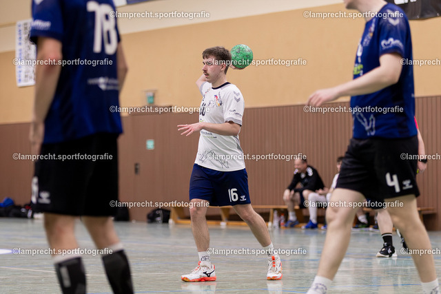 Handball I Herren I Saison 2025-2026 I SHSE Manfred-Frank-Pokal I Viertelfinale I HSG Kalkberg 06 II - HSG Kalkberg 06 124 | Tom Rathgeber (16, HSG Kalkberg 06 II) - Realisiert mit Pictrs.com