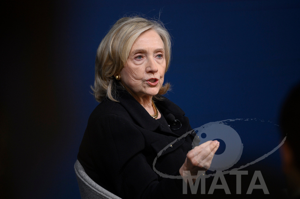 _DWI2737 | Die US-Politikerin Hillary Clinton auf der Veranstaltung Bridging Scholarship and Statecraft im Rahmen der Münchner Sicherheitskonferenz 2026. München, 13.02.2026 Bayern Deutschland  - Realisiert mit Pictrs.com