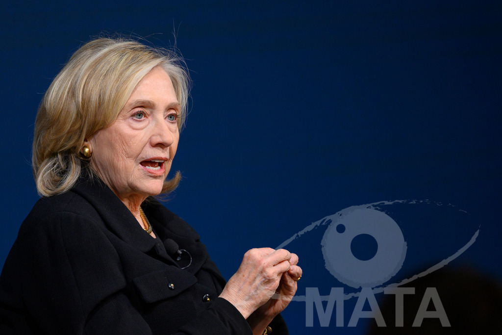 _DWI3137 | Die US-Politikerin Hillary Clinton auf der Veranstaltung Bridging Scholarship and Statecraft im Rahmen der Münchner Sicherheitskonferenz 2026. München, 13.02.2026 Bayern Deutschland  - Realisiert mit Pictrs.com