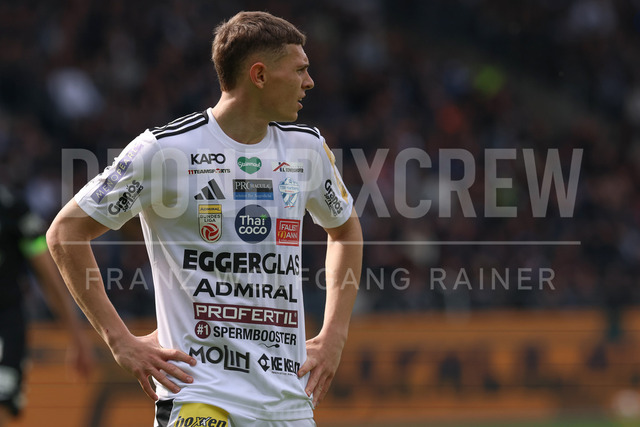 SK Puntigamer Sturm Graz vs TSV Egger Glas Hartberg – Championship Group    | Graz, Austria, 12.Apr.26 - SOCCER - ADMIRAL Bundesliga, SK Puntigamer Sturm Graz vs TSV Egger Glas Hartberg. The image shows Elias Havel (Hartberg).    