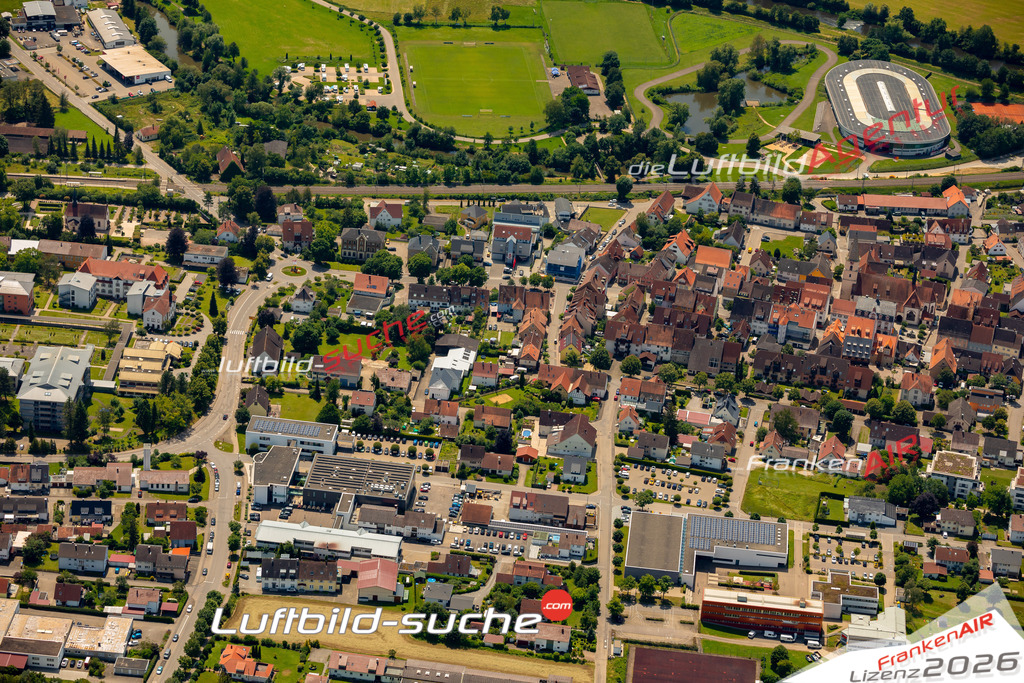 Das Luftbild zeigt :  Geisingen - Die Luftaufnahme wurde 2024 vom UL-Flugzeug aus erstellt ( keine Drohne ) - Hochauflösende Luftaufnahme - Für grossformatige Ausdrucke geeignet. Die Geschenkidee !Mit Lizenz und Bildrechte bestellbar
