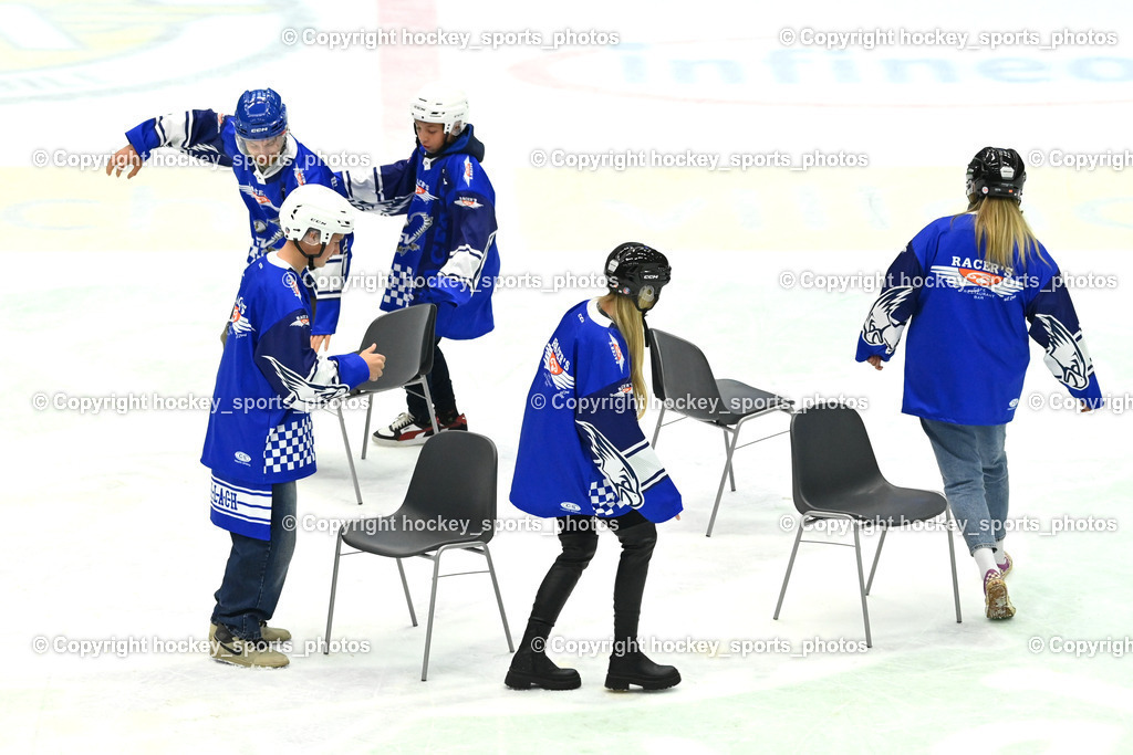 EC IDM WÄRMEPUMPEN VSV vs. FTC-TELEKOM JÉGKORONG | Racers Pausenspiel Reise nach Jerusalem, EC IDM WÄRMEPUMPEN VSV vs. FTC-TELEKOM JÉGKORONG, EC IDM WÄRMEPUMPEN VSV vs. FTC-TELEKOM JÉGKORONG am 19.10.2025 in Villach (Stadthalle Villach), Austria, (Photo by Bernd Stefan)