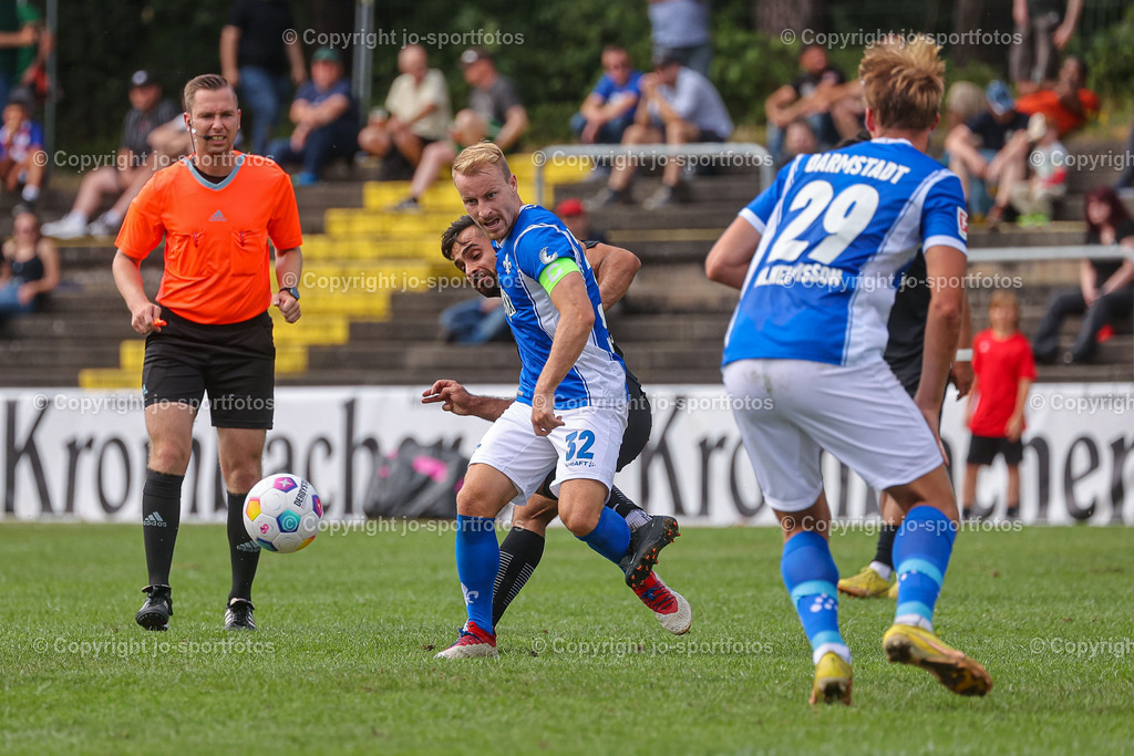 Giessen_Darmstadt (231) | 16.07.2023; Testspiel; Waldstadion Gießen; FC Gießen - SV Darmstadt 98; Ergebnis: 2:0 (0:0)