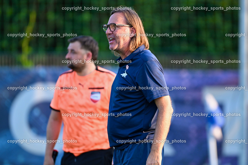 SAK vs. SV Dellach Gail | Headcoach SAK Richard Huber, SAK vs. SV Dellach Gail, SAK vs. SV Dellach Gail am 14.08.2025 in Klagenfurt (Sportpark Welzenegg), Austria, (Photo by Bernd Stefan)
