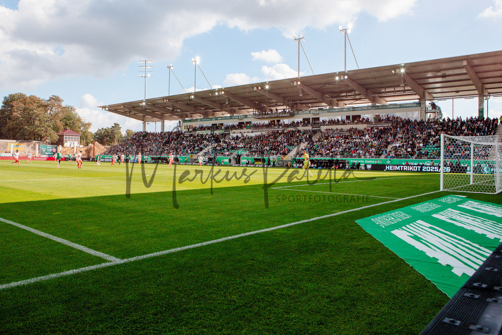 2. Bundesliga, Saison 2025/26, 5. Spieltag : SC Preußen Münster - Fortuna Düsseldorf | Münster, 14.09.2025: 2. Bundesliga, 5. Spieltag, SC Preußen Münster gegen Fortuna Düsseldorf im LVM-Preußenstadion in Münster. Foto: sportfotografie.ms | Markus Paletta - Realisiert mit Pictrs.com