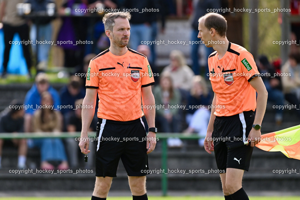 FC Faakersee vs. FC Dölsach | Thomas Wieser Referee, Heribert Petritz Referee, FC Faakersee vs. FC Dölsach, FC Faakersee vs. FC Dölsach am 20.04.2025 in Finkenstein (Sportplatz Finkenstein), Austria, (Photo by Bernd Stefan)
