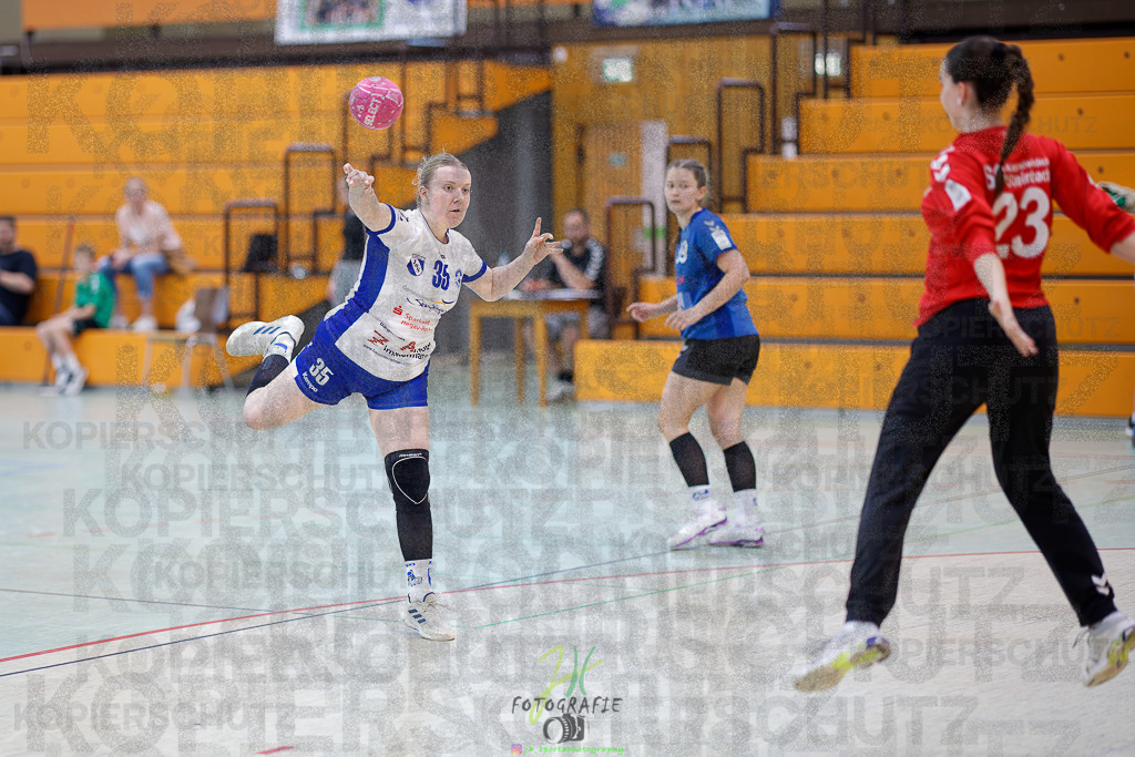 Quali-Turnier JBL wJA; TuS Steißlingen - SG Kappelwindeck/Steinbach | Quali-Turnier JBL wJA; TuS Steißlingen - SG Kappelwindeck/Steinbach am 31.05.2025 in Oberkleen (Weidig-Halle)Photo © 2025 - Jörg Heinrich - Realisiert mit Pictrs.com