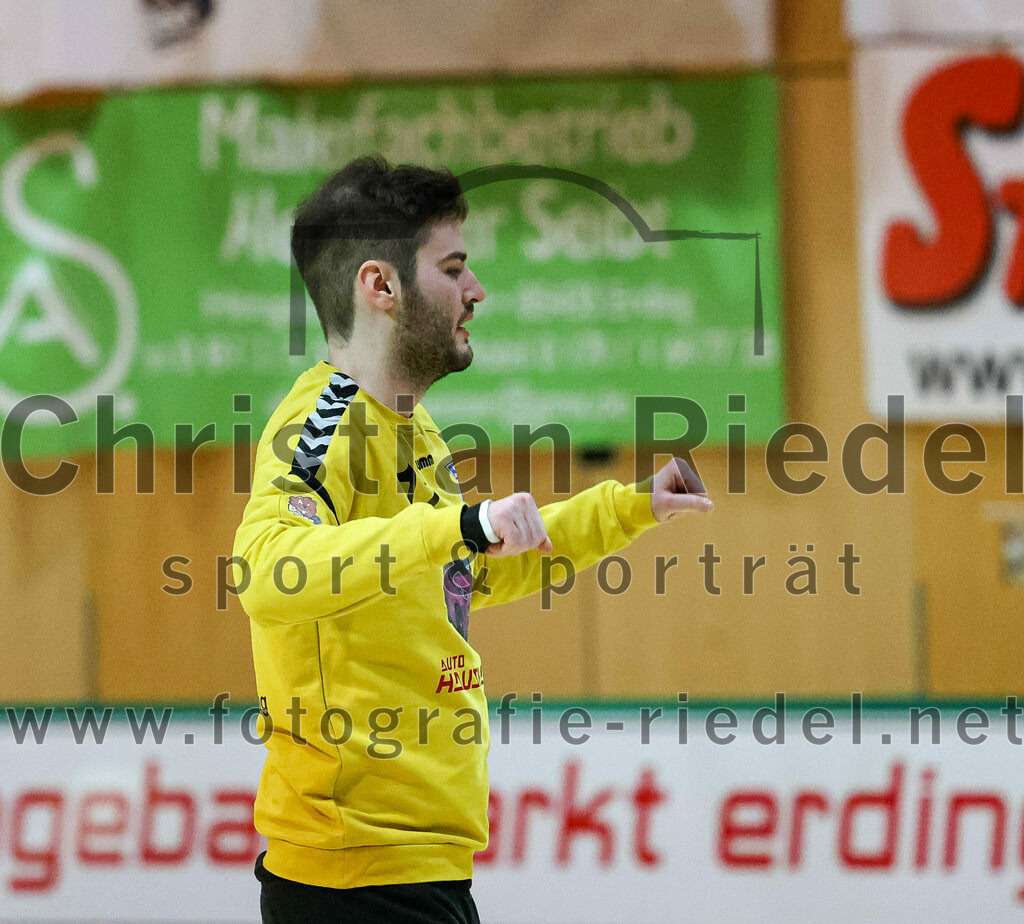 2023-01-21_039_SpVgg_Altenerding_gegen_SC_Eching | Erding, Deutschland, 21.01.2023:
Handball, Bezirksoberliga Männer 2022 / 2023, 12. Spieltag, SpVgg Altenerding gegen SC Eching, Endergebnis: 29:34

Torwart Otto Donaubauer (SpVgg Altenerding, #12)

Foto: Christian Riedel / fotografie-riedel.net