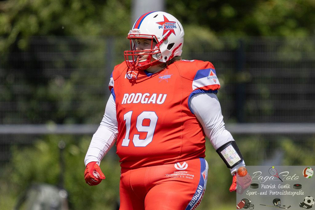 GFLW 1: German Football League Women 1: Rodgau Pioneers Ladies - Stuttgart Scorpions Sisters, 07.06.2026 | Sabrina Diana Murmann (Rodgau Pioneers Ladies #19), Freisteller, Portrait / Porträt, Rodgau Pioneers Ladies - Stuttgart Scorpions Sisters, Rodgau, Maingau-Energie-Stadion "Am Weichsee", 7.6.2026 - Realisiert mit Pictrs.com