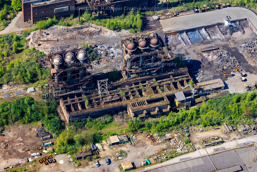 Luftbilder Duisburg -0611 | Luftbildfotografie Luftaufnahme Hochöfen von ThyssenKrupp in Duisburg im Bundesland Nordrhein-Westfalen - Realisiert mit Pictrs.com