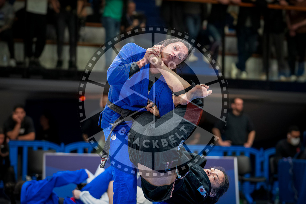 20240126PBB1270-Edit | Fighters compete during the Brazilian Jiu-Jitsu European Championship of the IBJJF in Paris, France, on January 26, 2024.