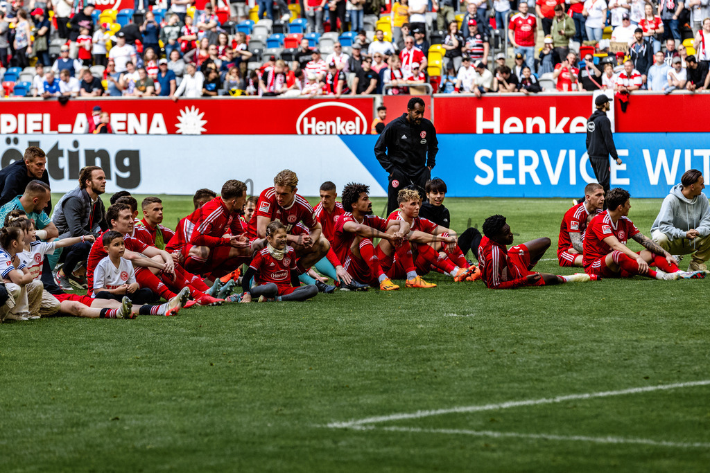 Fortuna Düsseldorf vs. Karlsruher SC | Düsseldorf, 30.04.2023: 2. Bundesliga, 30. Spieltag, Fortuna Düsseldorf gegen Karlsruher SC in der Merkur Arena in Düsseldorf. Foto: sportfotografie.ms | Markus Paletta - Realisiert mit Pictrs.com