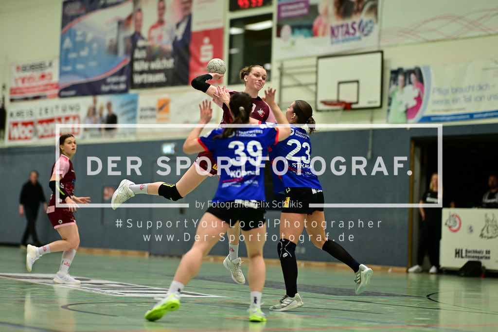Handball I Frauen I Saison 2025-2026 I 2. HBF I 19. Spieltag I HL Buchholz 08-Rosengarten - Rostocker HC I 91516 | Der Sportfotograf. - Realized with Pictrs.com