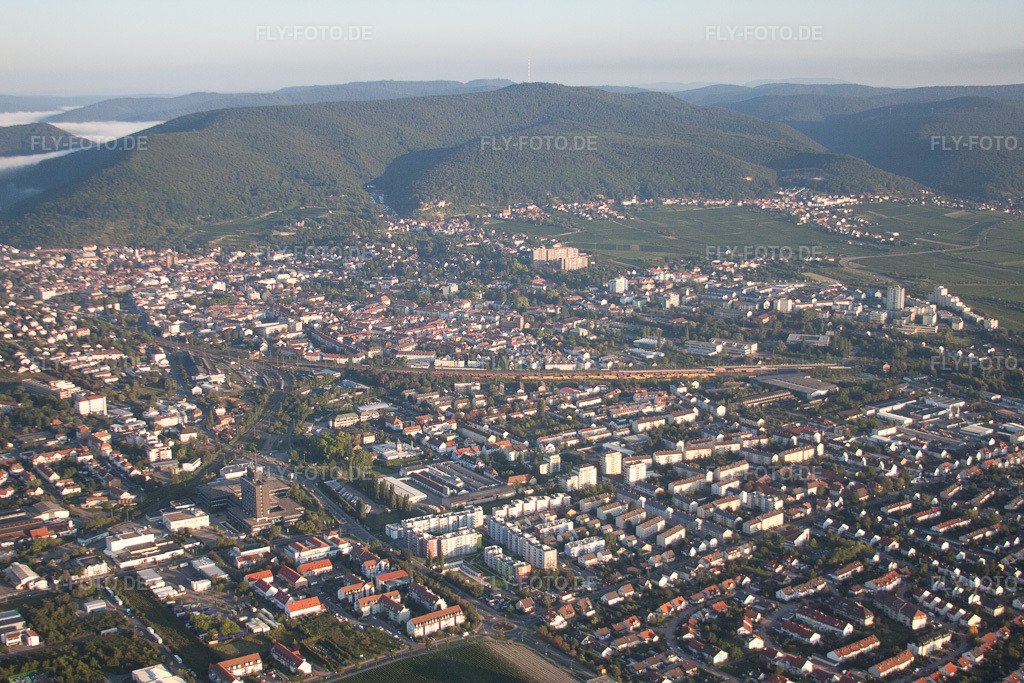 Luftbild: Branchweiler in Neustadt an der Weinstraße im Bundesland Rheinland-Pfalz in Deutschland. Foto: IMG_44368.jpg vom 20.08.2011 durch Werner Riehm/FLY-FOTO.de