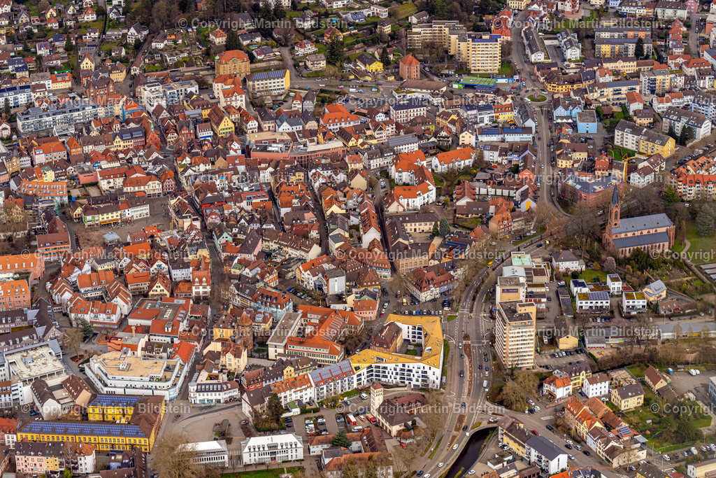 Lahr-1-12-03-23-1-2 | Bilder Fotos Luftbilder Luftaufnahmen Deutschland Süden Westen Schwarzwald Baden Württemberg  
