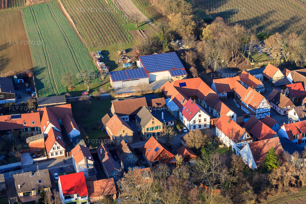 Luftbild: Weingut Nagel in Vollmersweiler im Bundesland Rheinland-Pfalz in Deutschland. Foto: IMG_37223.jpg vom 22.01.2011 durch Werner Riehm/FLY-FOTO.de