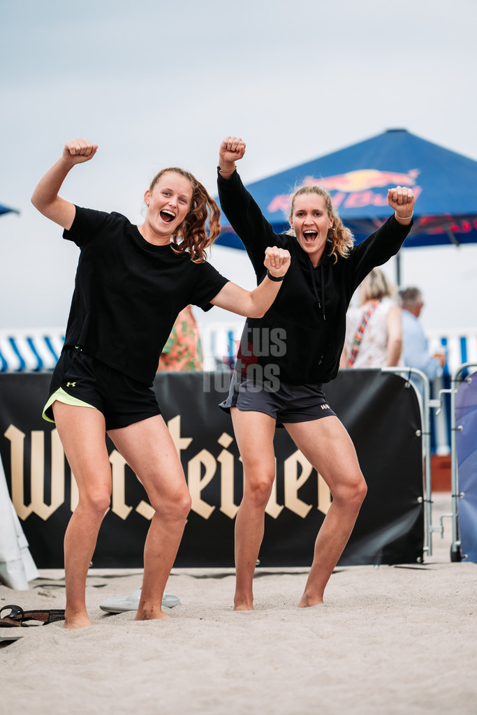 Beachvolleyball | Frauen | Allianz German Beach Tour 2024 | Tourstop Kühlungsborn 2 | 16.08.2024 | v.l. Lea Kunst und Melanie Paul
