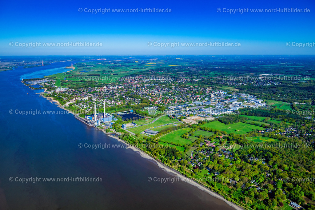 Wedel_ELS_1226270425 | WEDEL 27.04.2025 Kohlekraftwerk - Heizkraftwerk Wedel am Ufer der Elbe in Schleswig-Holstein. // View of the Wedel Power Station at the river Elbe in Schleswig-Holstein. Foto: Martin Elsen