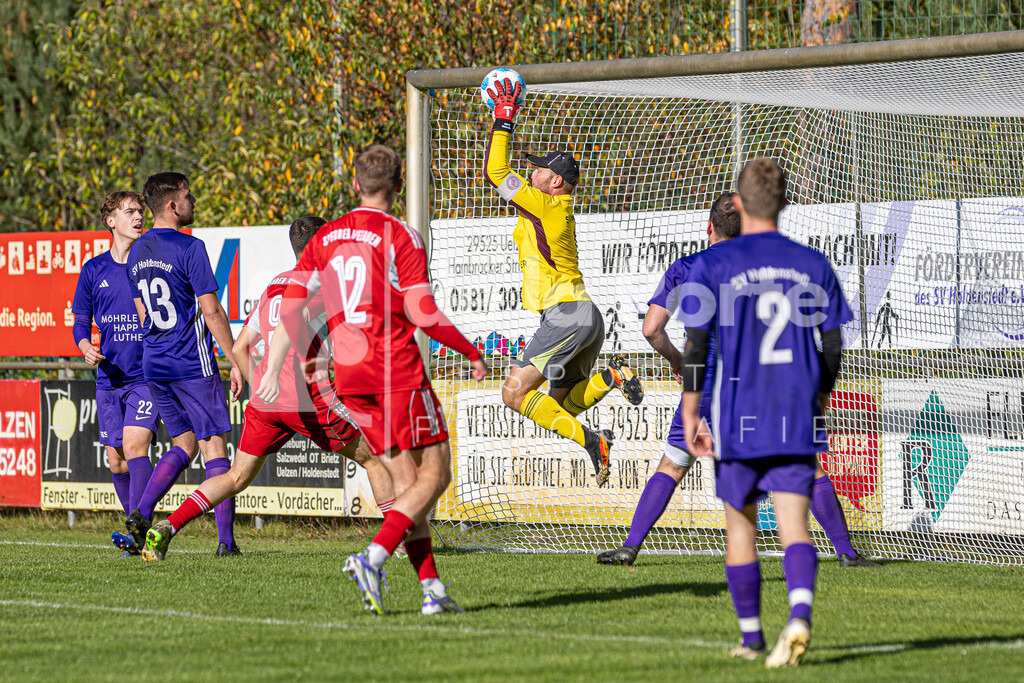 SV Holdenstedt II - Ritz_ Niklas (Torwart_ fängt Ball ab) vs Sperber Veerßen 191025 dlP | immodelaporte-sportfotos - Realisiert mit Pictrs.com