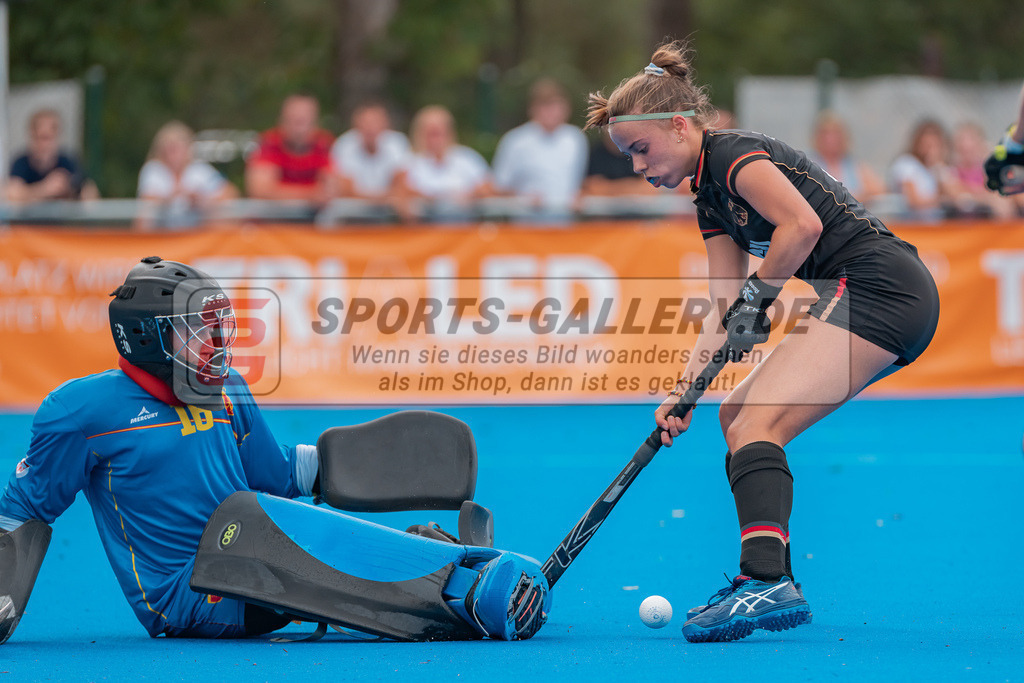 HK_20230715_102725 | Euro Hockey WU18 SF2 Spain vs Germany Championship Girls &amp; Boys am 15.7.2023 CHTC , Krefeld ,