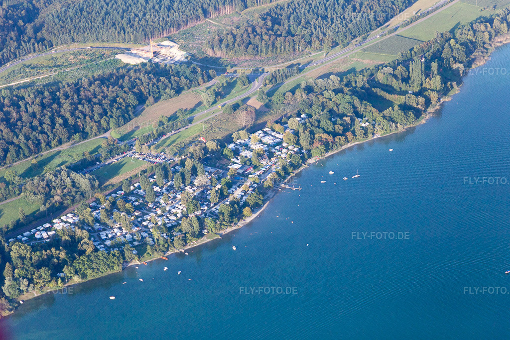 Luftbild: Reichenau, Camping Willam im Ortsteil Niederzell in Reichenau im Bundesland Baden-Württemberg in Deutschland. Foto: IMG_094353.jpg vom 27.08.2016 durch Werner Riehm/FLY-FOTO.de