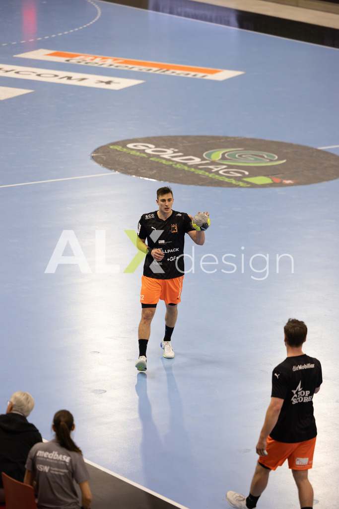 Handballen I Herren I Saison 2025-2026 I Quickline Handball League 2026 | Men I 18. Spieltag I Pfade Winterthur - Kadetten Schaffhausen I 20.12.2025 | 22 Patrik Martinovic (Kadetten Schaffhausen) - Rückraum rechts - Realisiert mit Pictrs.com