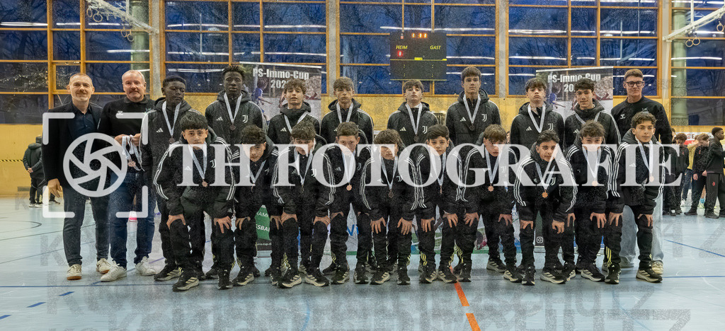 GER, Teamfoto, Fussball, U14 Hallenturnier, PS-Immo-Cup 2026, 18.01.2026 | Juventus Turin