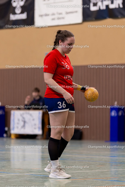 Handball I Damen I Saison 2025-2026 I Verbandsliga Süd I 15. Spieltag I HSG Kalkberg 06 - HSG Holsteinische Schweiz 107 | Louisa-Marie Biehl (36, HSG Holsteinische Schweiz) - Realisiert mit Pictrs.com