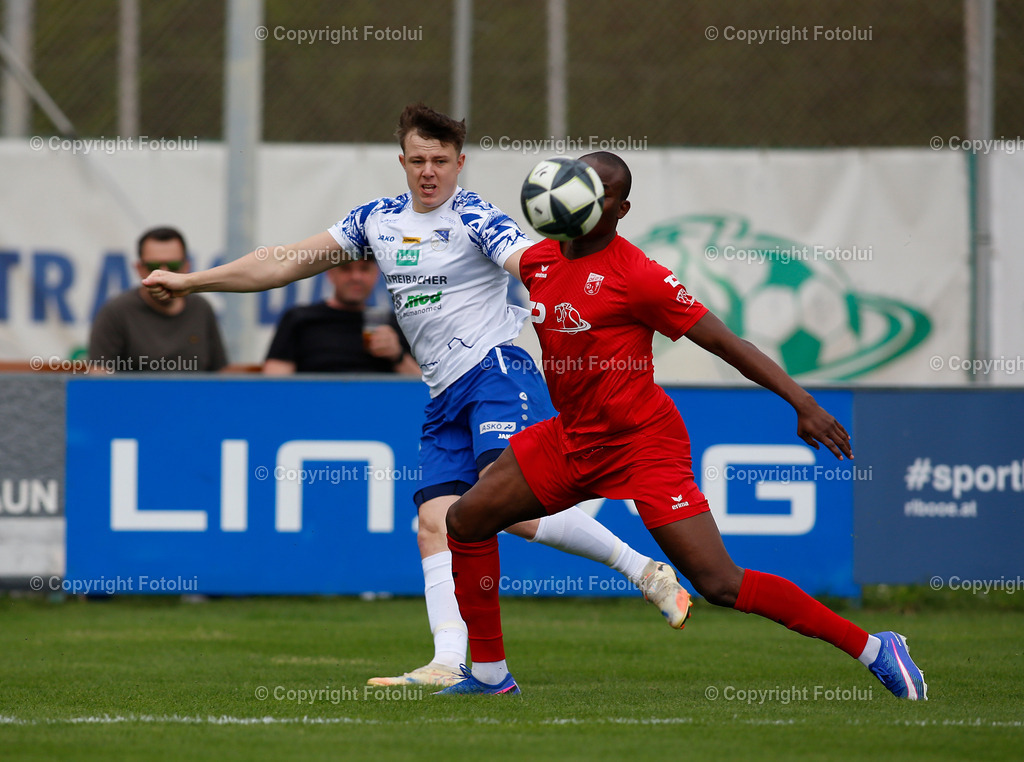 A_LUI_180426_04 | SPORT FUSSBALL REGIONALLIGA MITTE ASKOE OEDT-SK TREIBACH 18.04.2026 IM BILD : ADAMSON SHARAFA (OEDT) UND JONAS FUERST (TREIBACH) FOTO:FOTOLUI