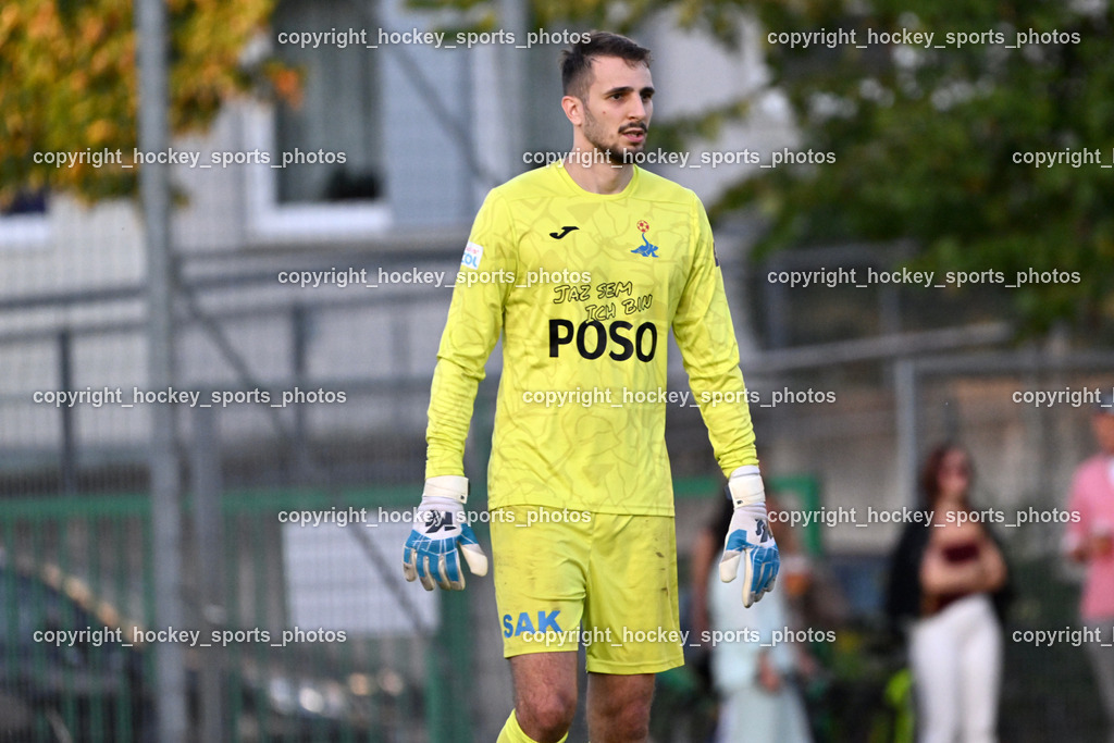 SAK vs. SC St. Veit | #1 Kristijan Kondic SAK, SAK vs. SC St. Veit, SAK vs. SC St. Veit am 19.09.2025 in Klagenfurt (Sportpark Welzenegg), Austria, (Photo by Bernd Stefan)